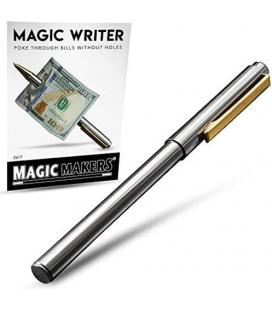 Executive Pen Trick - Ultimate Pen Thru Bill Illusion - Magic Writer*Boligrafo billete*