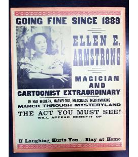 Ellen E. Armstrong First African American Female Magician Poster