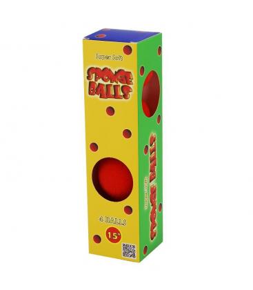 Set 4 Bolas Esponja 40 mm