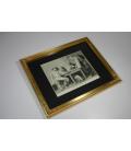 Peasants Playing Dice Engraving - Framed /MAGICANTIC