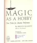MAGIC AS A HOBBY/BRUCE ELLIOTT/MAGICANTIC/5055