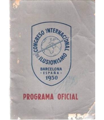 PROGRAMA OFICIAL CONGRESO INTERNACIONAL 1950/MAGICANTIC/K42