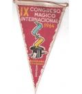 BANDERIN IX CONGRESO MAGICO INTERNACIONAL /1964/MAGICANTIC/K 30