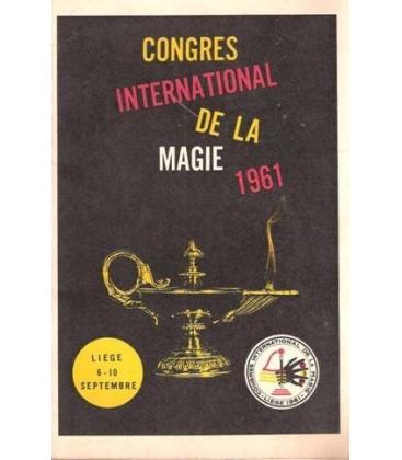 PROGRAMA CONGRESS INTERNATIONAL DE LA MAGIE 1961/MAGICANTIC/K 35