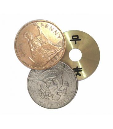 Copper Silver Coin - Half Dollar & English Penny